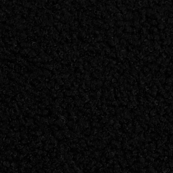 Teddybouclé/ Fleece "Teddy" schwarz/ Swafing